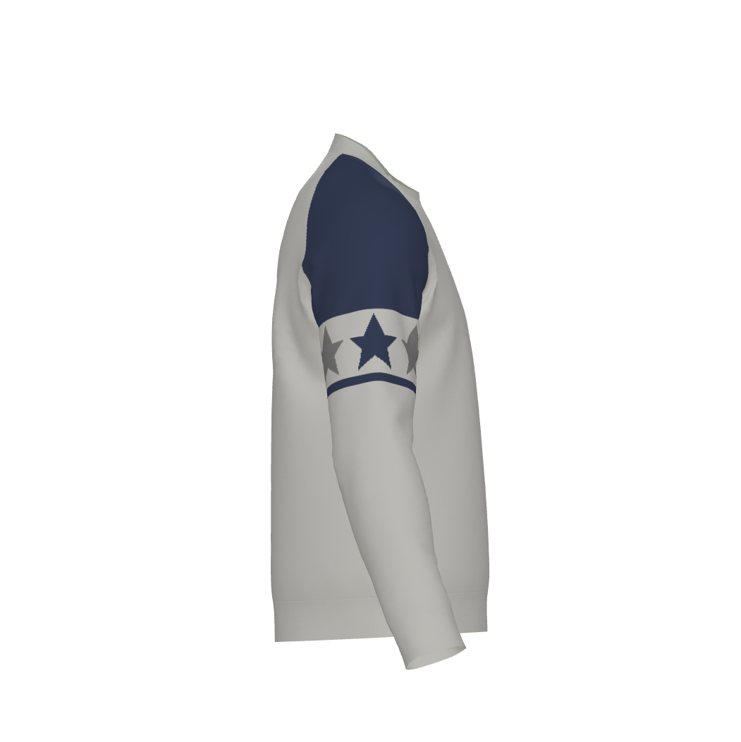 Gray Crewneck Sweater Pickleball