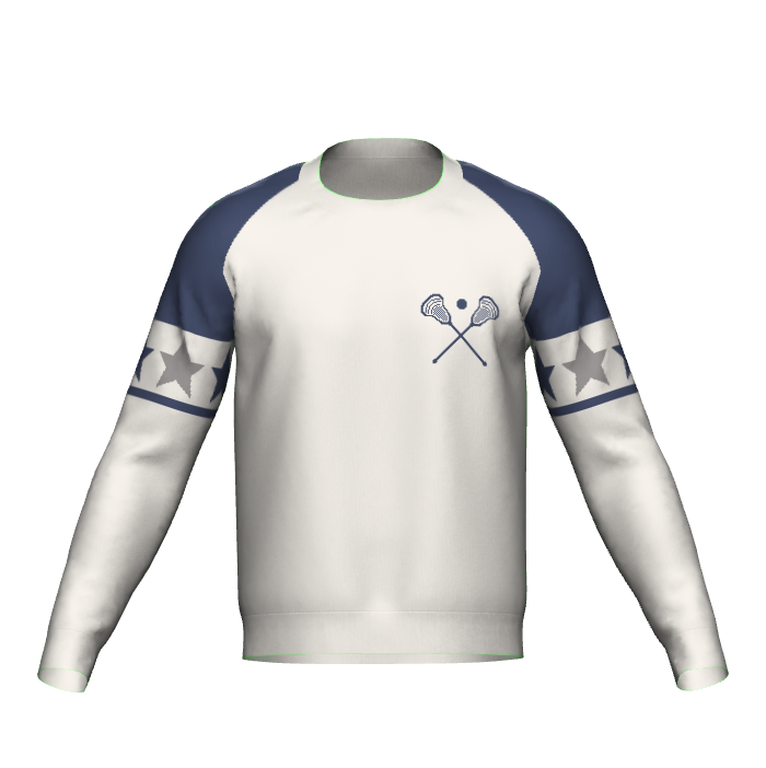 Gray Crewneck Sweater Lacrosse