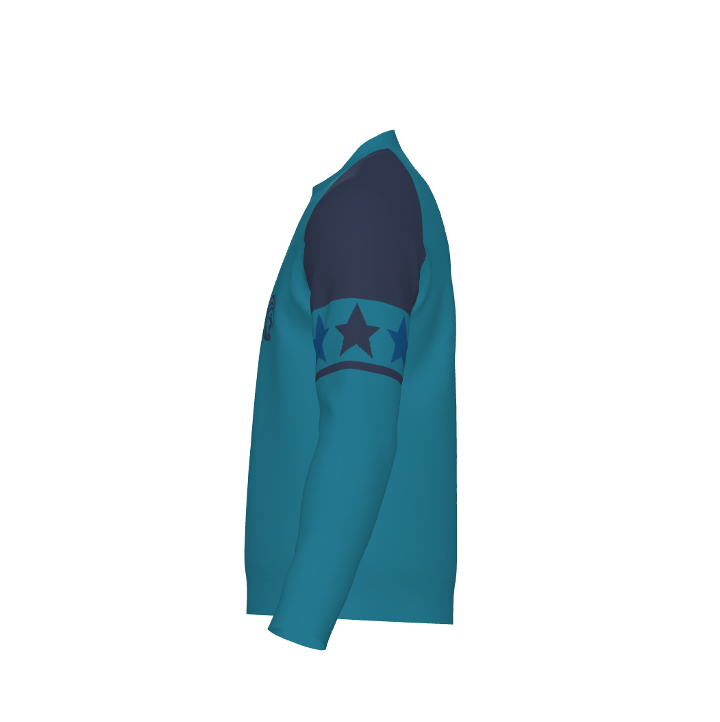 Blue Crewneck Sweater Surfing