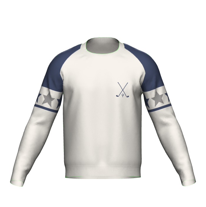 Gray Crewneck Sweater Golf