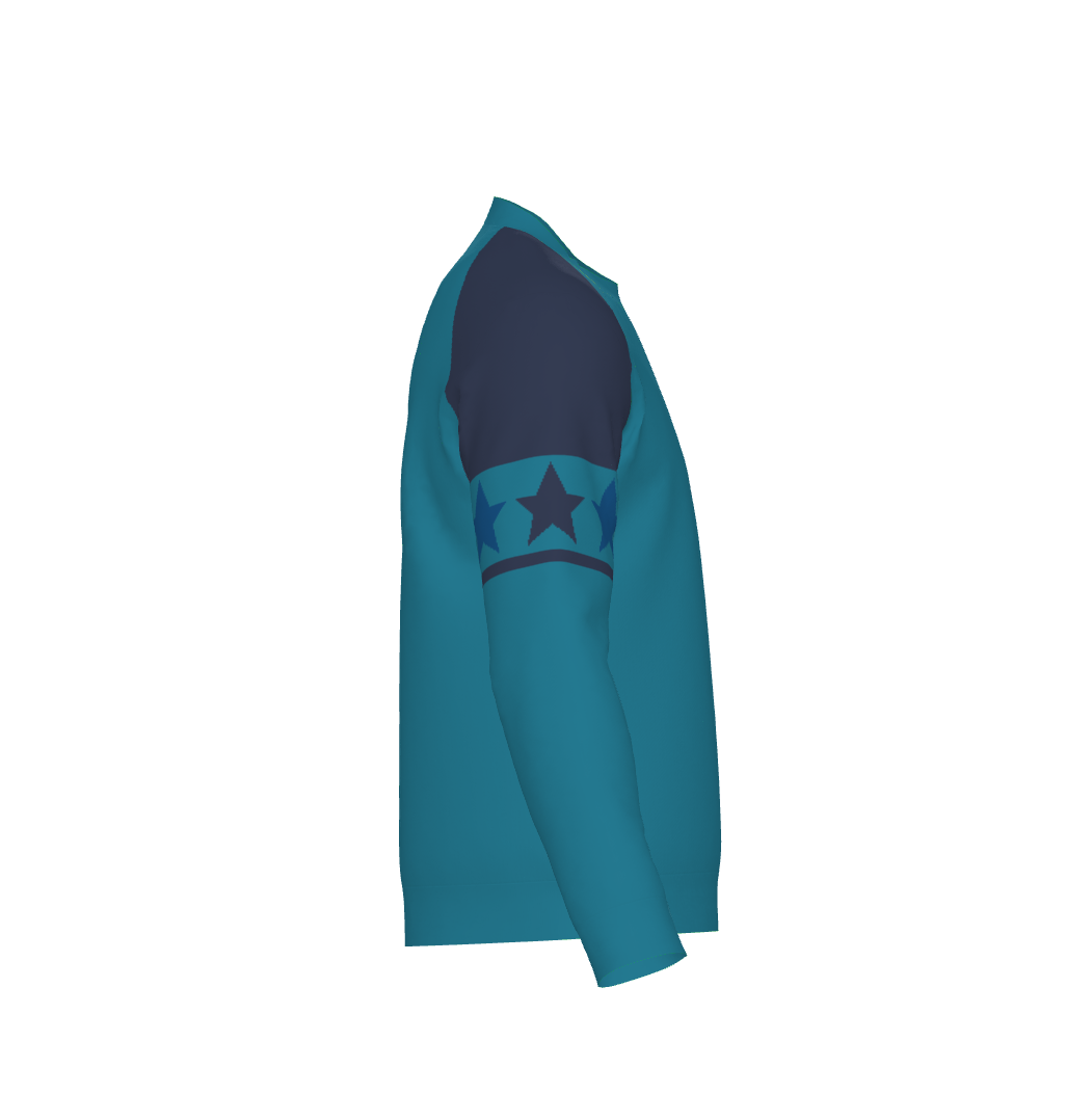 Blue Crewneck Sweater Surfing