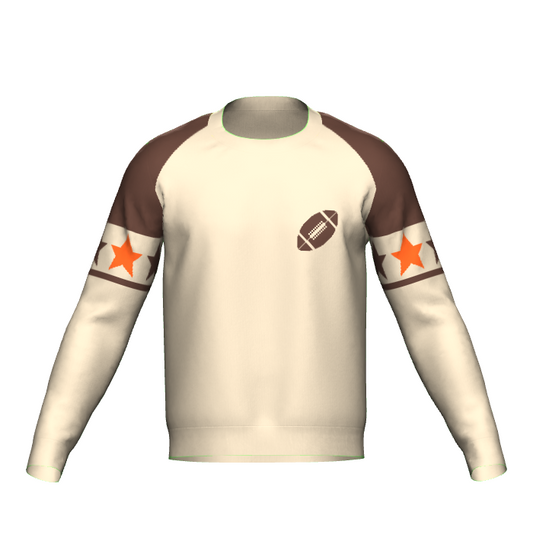 Brown Crewneck Sweater Rugby