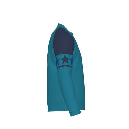 Blue Crewneck Sweater Surfing